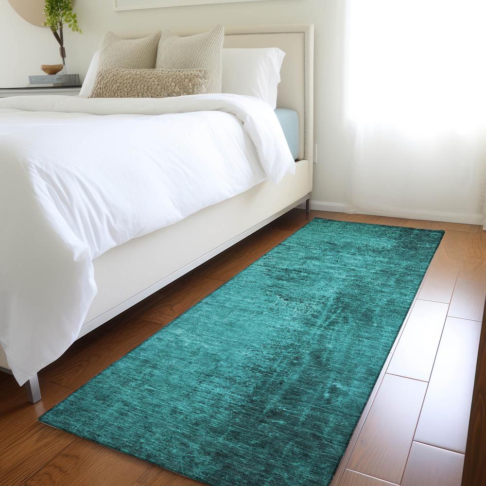 Chantille ACN554 Teal 2'3" x 7'6" Rug. Picture 6