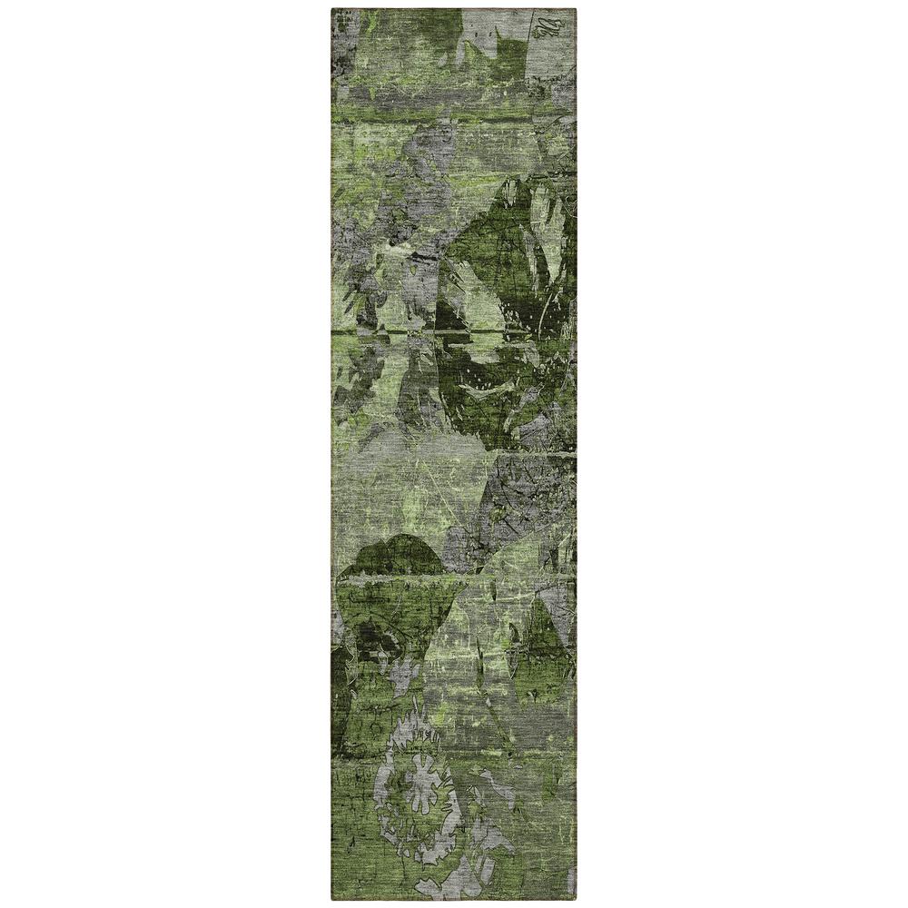 Chantille ACN555 Green 2'3" x 7'6" Rug. Picture 1