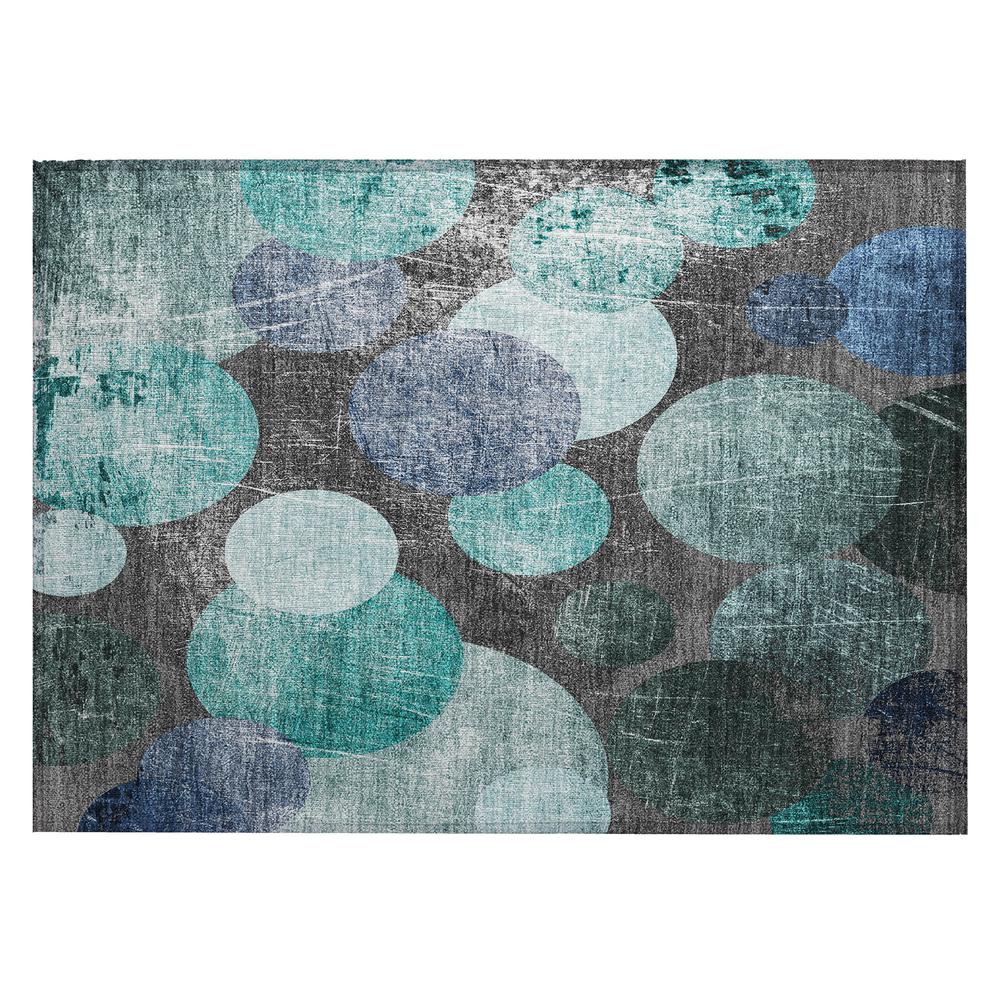Chantille ACN556 Teal 1'8" x 2'6" Rug. Picture 1