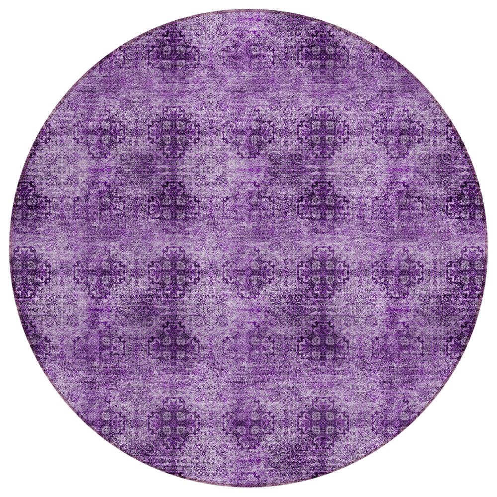 Chantille ACN557 Purple 8' x 8' Rug. The main picture.