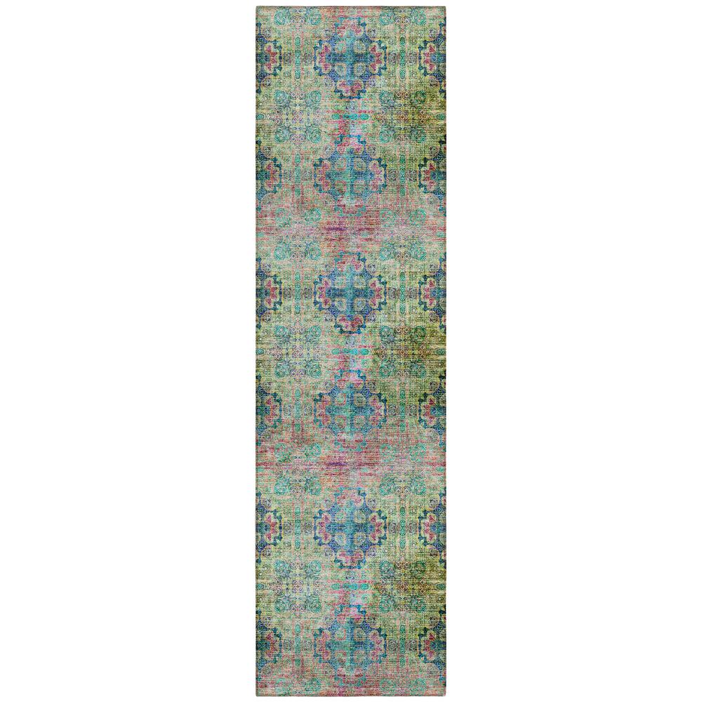 Chantille ACN557 Green 2'3" x 7'6" Rug. Picture 1