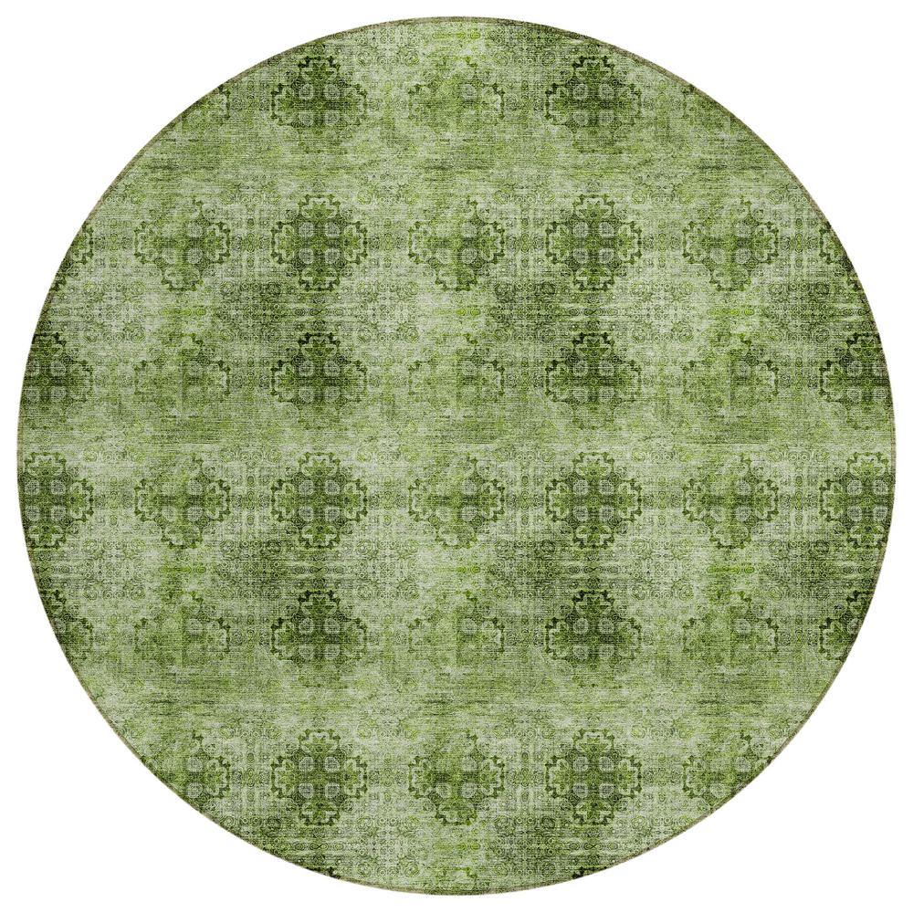 Chantille ACN557 Green 8' x 8' Rug. Picture 1