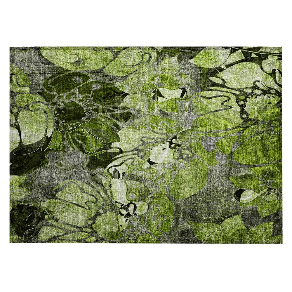 Chantille ACN558 Green 1'8" x 2'6" Rug. Picture 1