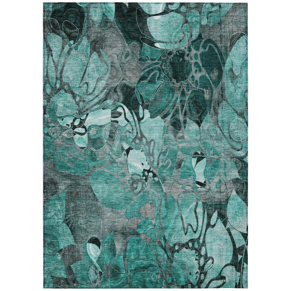 Chantille ACN558 Teal 2'6" x 3'10" Rug. Picture 1
