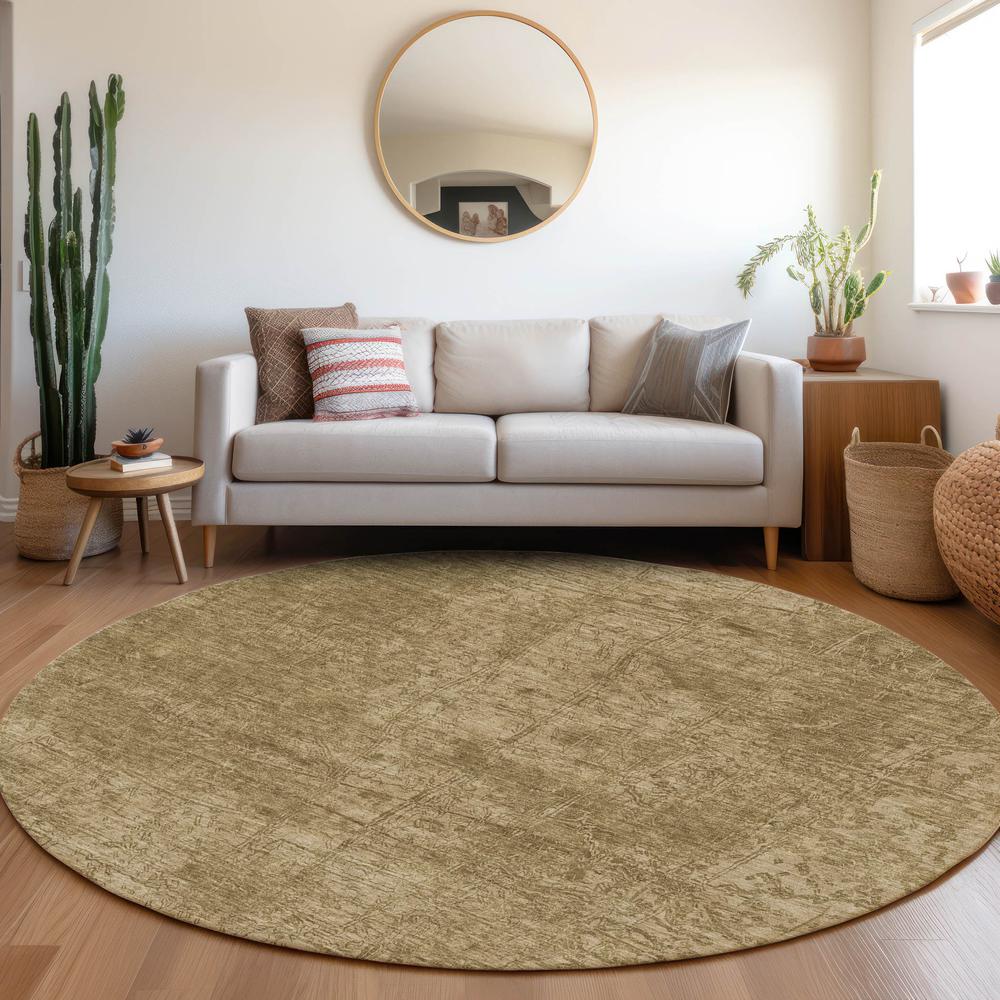 Chantille ACN559 Brown 8' x 8' Rug. Picture 6