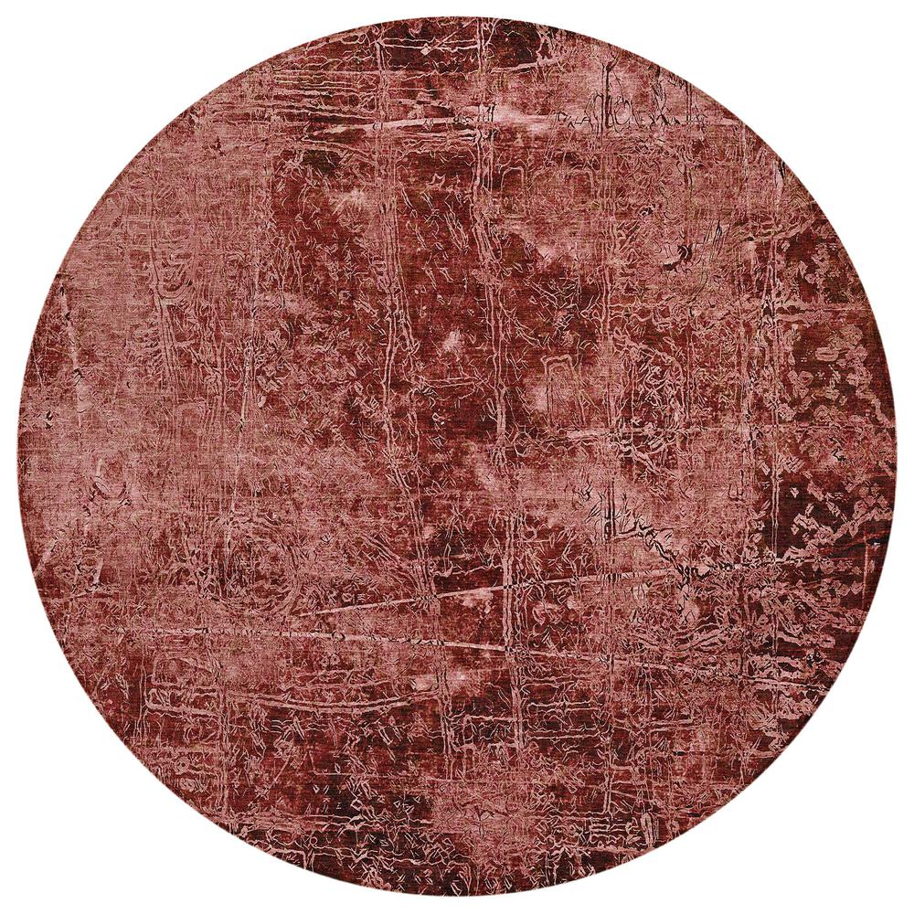 Chantille ACN559 Red 8' x 8' Rug. Picture 1