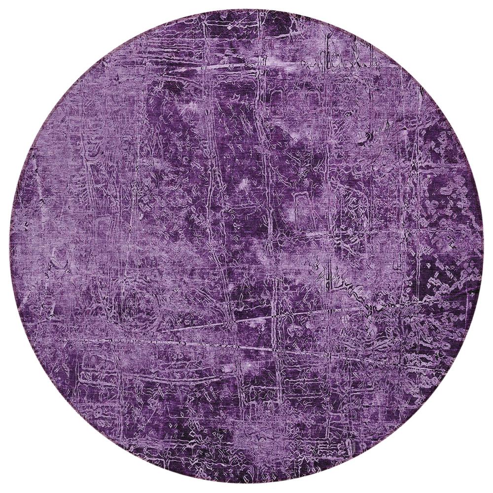 Chantille ACN559 Purple 8' x 8' Rug. Picture 1