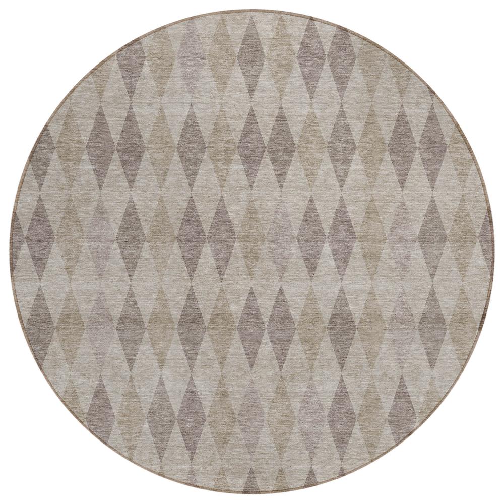 Chantille ACN561 Brown 8' x 8' Rug. Picture 1