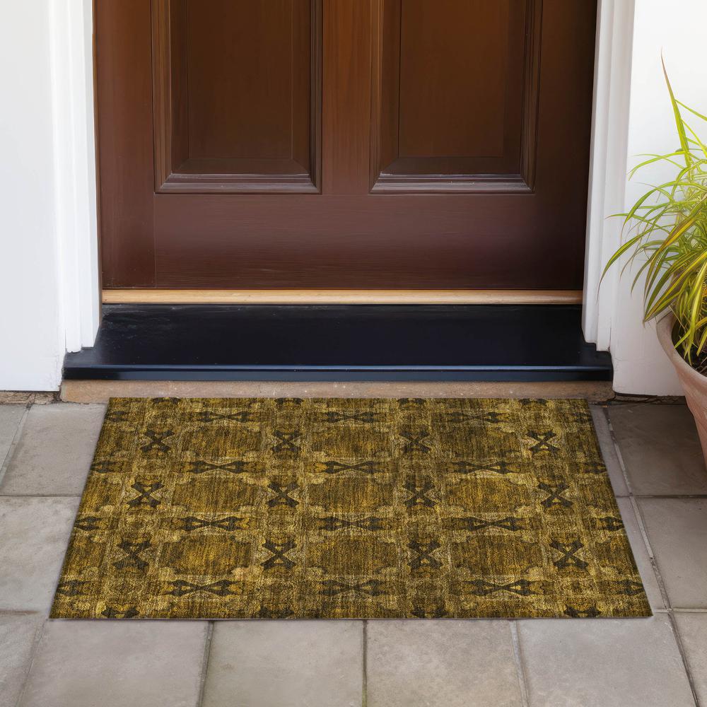 Chantille ACN564 Brown 1'8" x 2'6" Rug. Picture 7