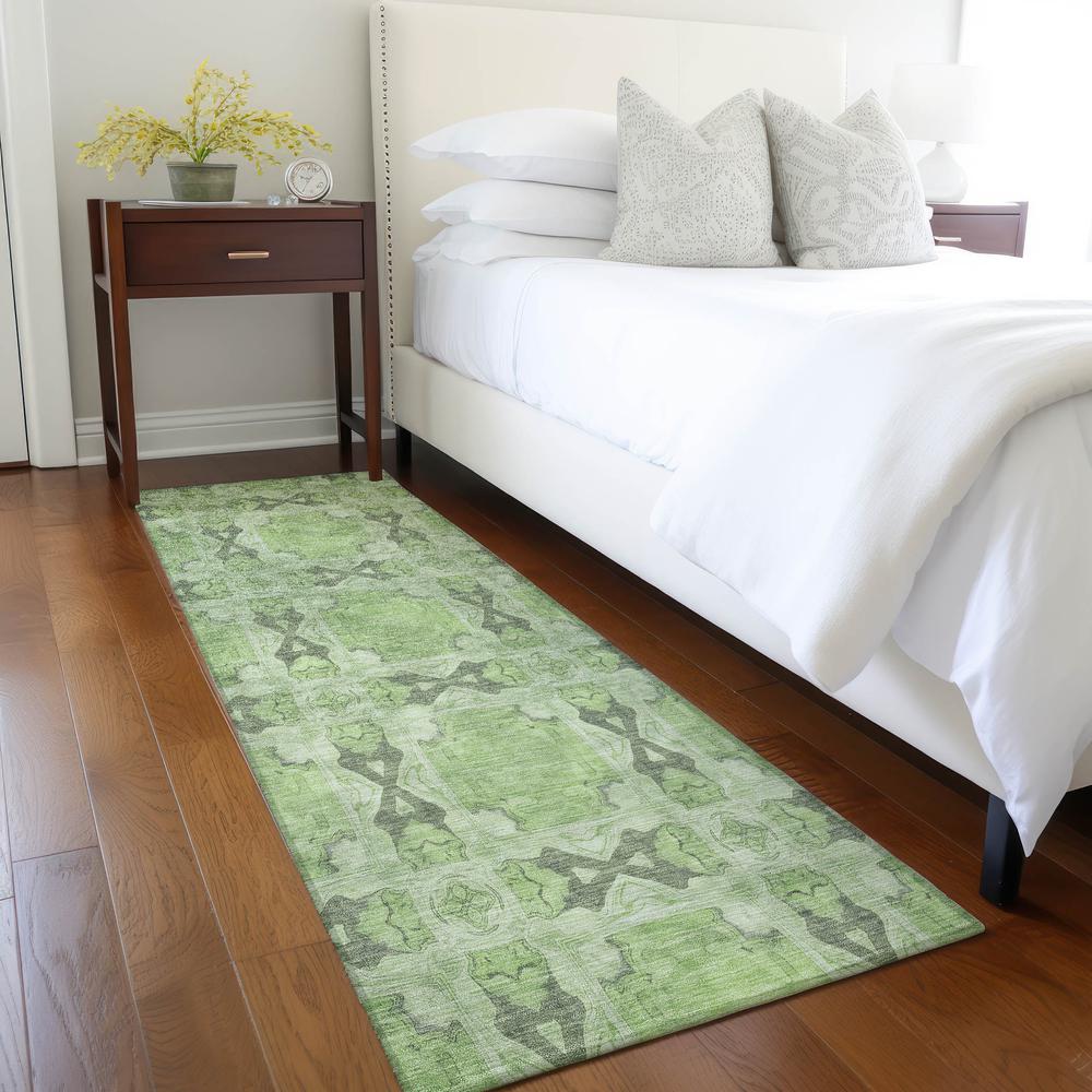 Chantille ACN564 Green 2'3" x 7'6" Rug. Picture 6