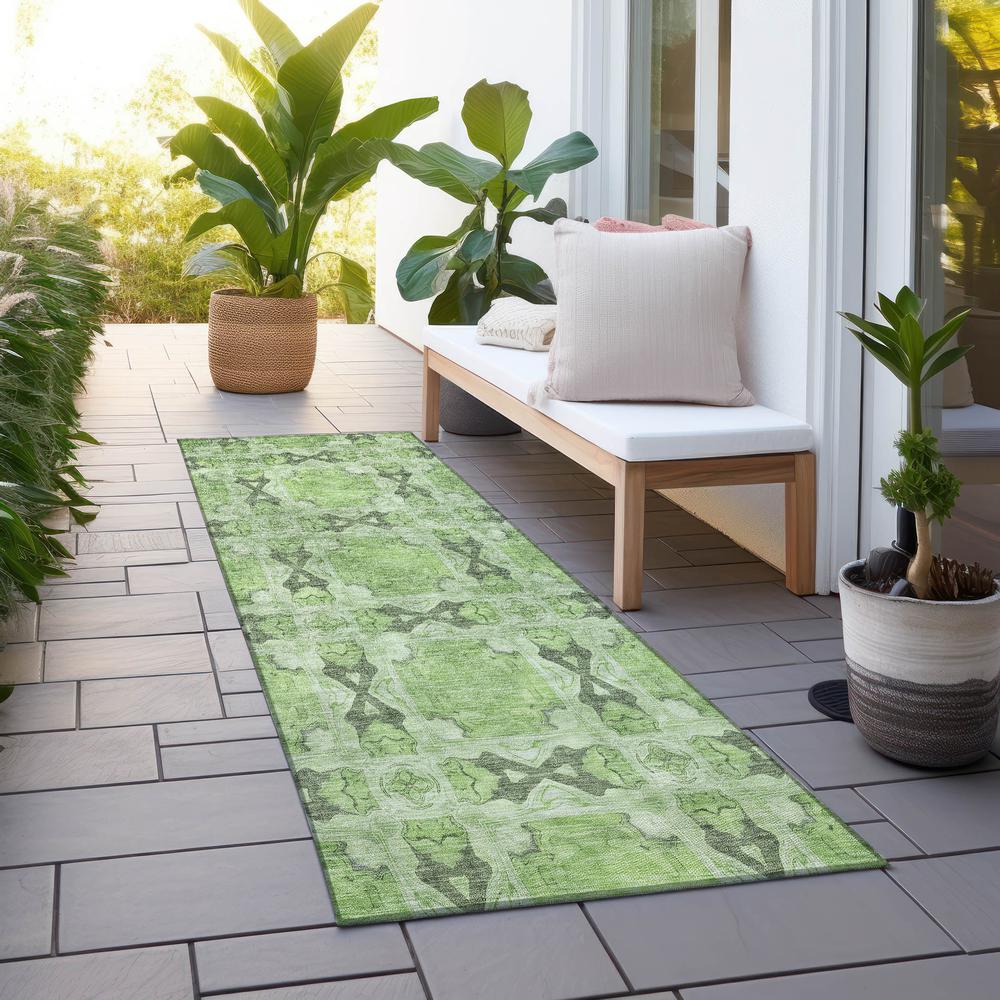 Chantille ACN564 Green 2'3" x 7'6" Rug. Picture 7