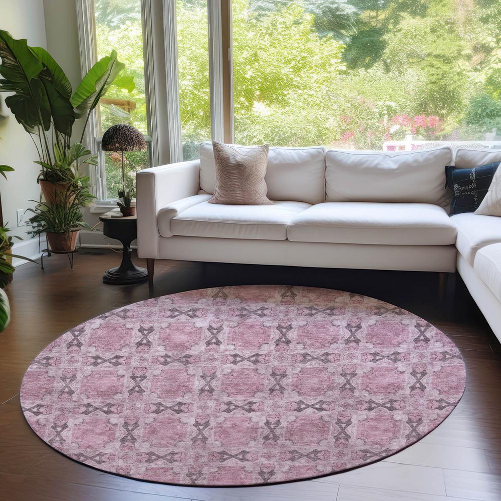 Chantille ACN564 Pink 8' x 8' Rug. Picture 6