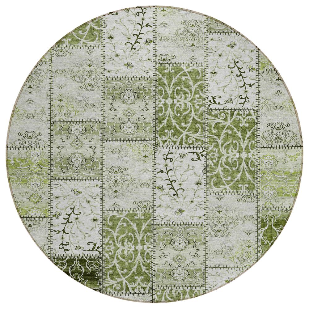 Chantille ACN566 Green 8' x 8' Rug. Picture 2