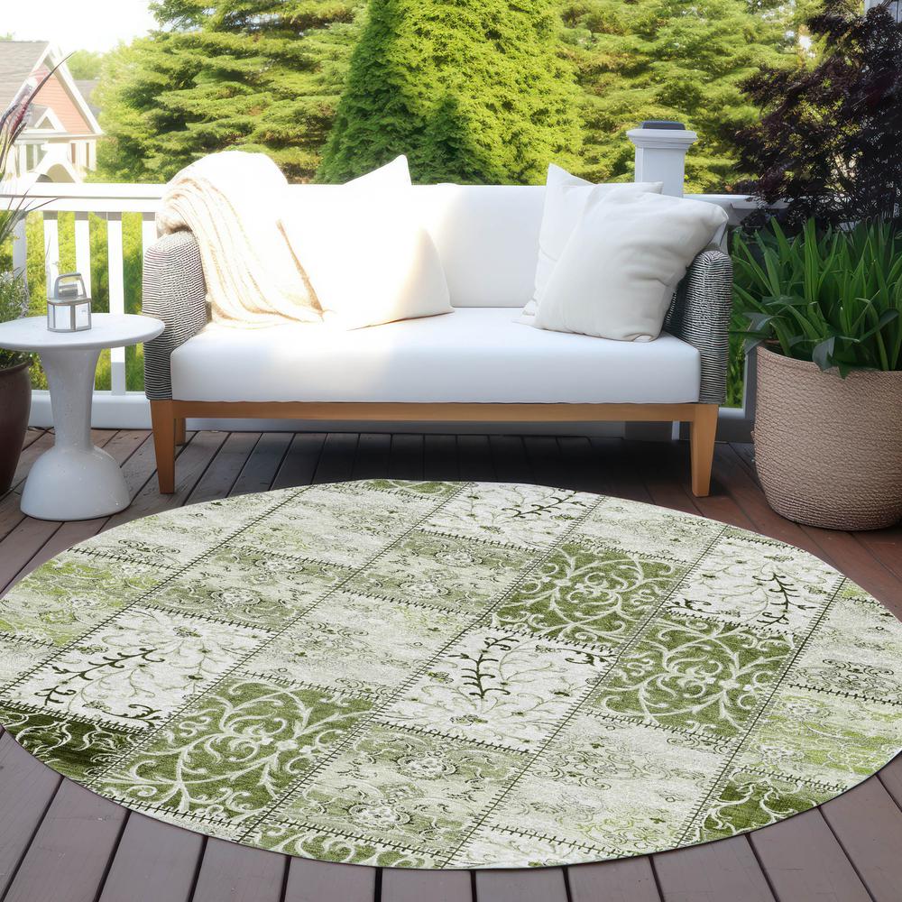 Chantille ACN566 Green 8' x 8' Rug. Picture 8