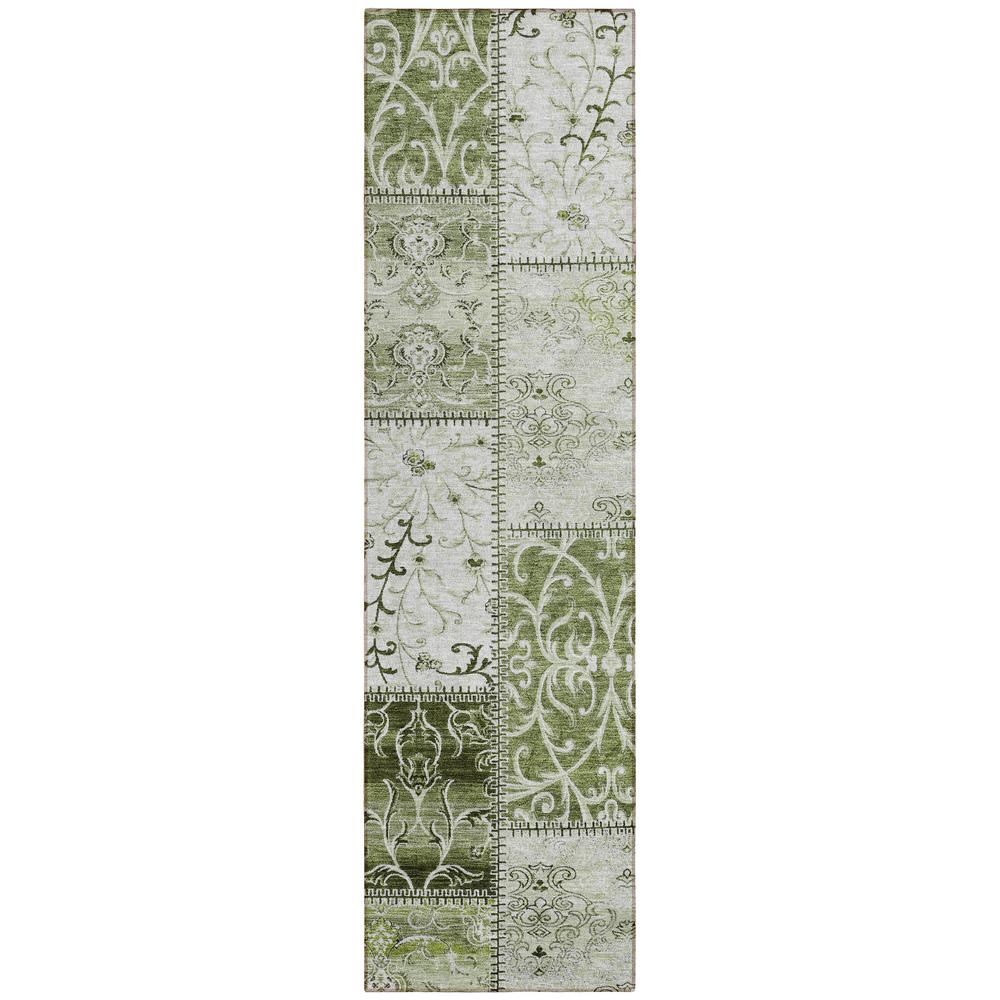 Chantille ACN566 Green 2'3" x 7'6" Rug. Picture 1