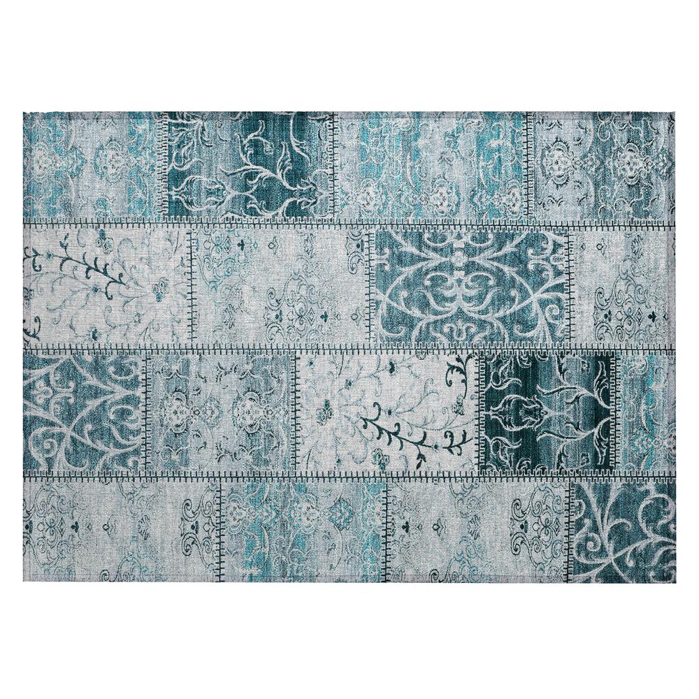 Chantille ACN566 Teal 1'8" x 2'6" Rug. Picture 1