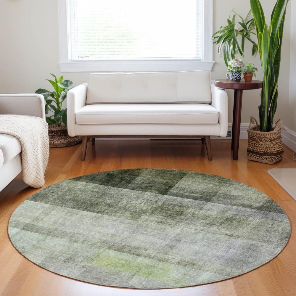 Chantille ACN568 Green 8' x 8' Rug. Picture 6