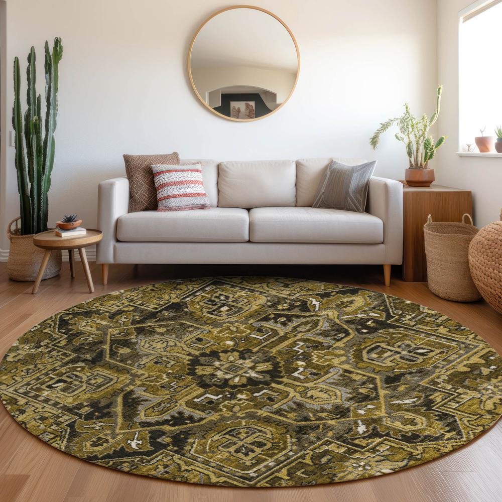 Chantille ACN570 Brown 8' x 8' Rug. Picture 6