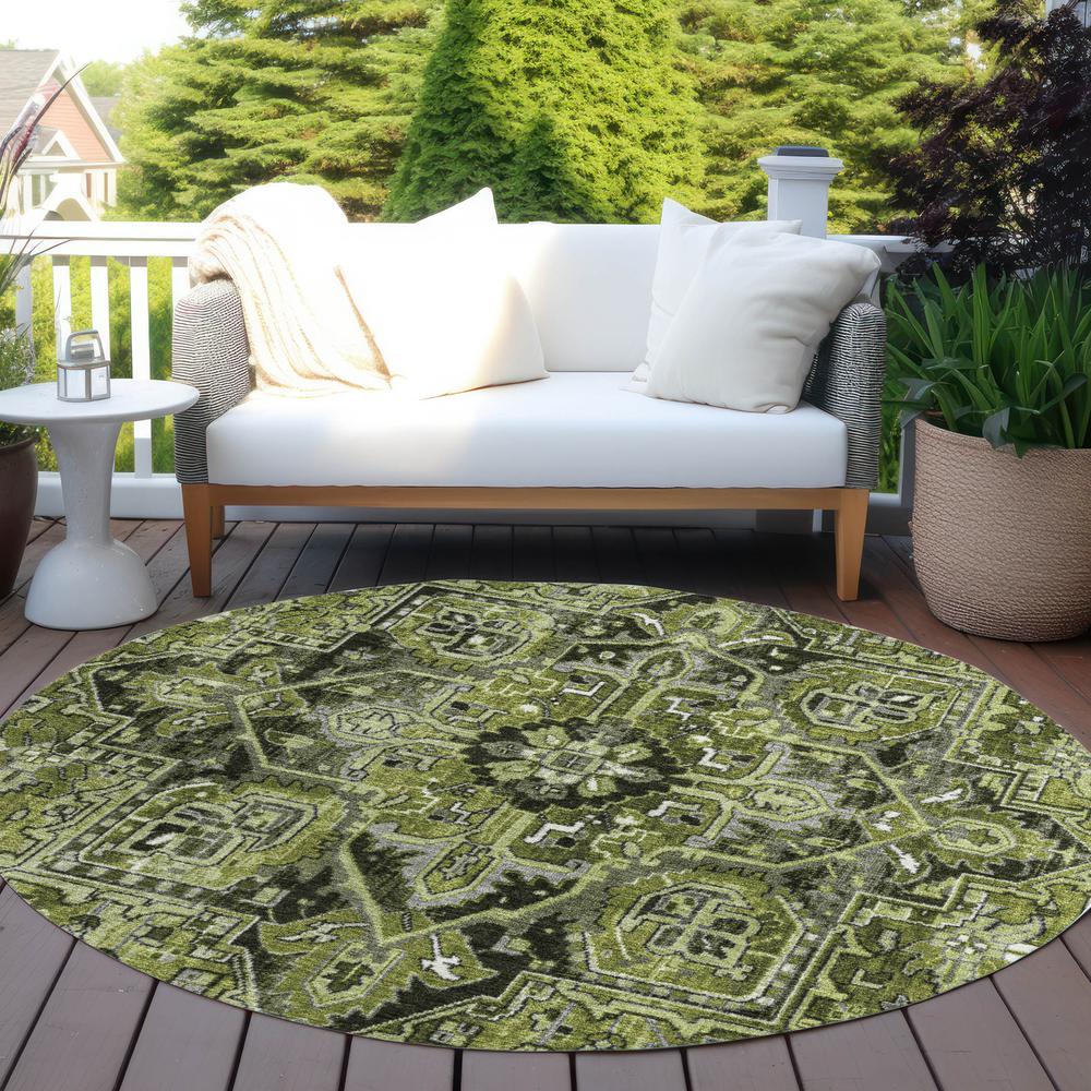 Chantille ACN570 Green 8' x 8' Rug. Picture 7