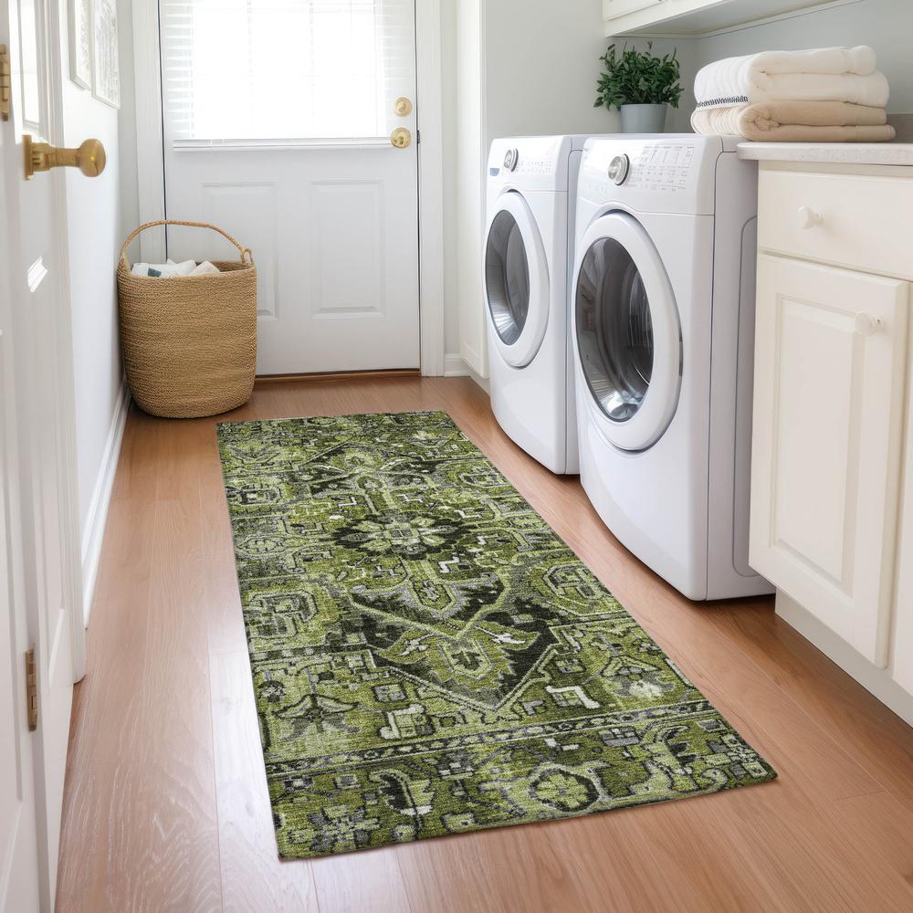 Chantille ACN570 Green 2'3" x 7'6" Rug. Picture 6