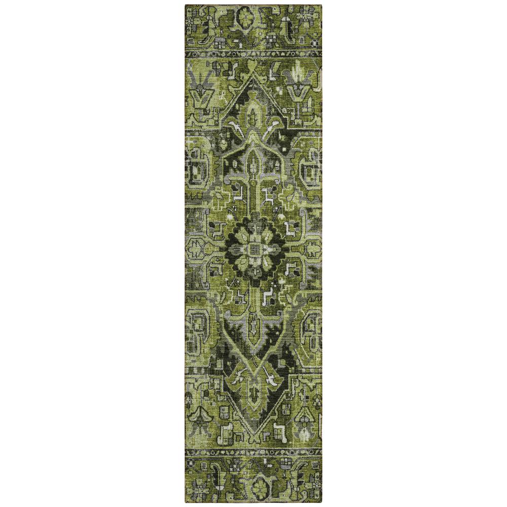 Chantille ACN570 Green 2'3" x 7'6" Rug. Picture 1