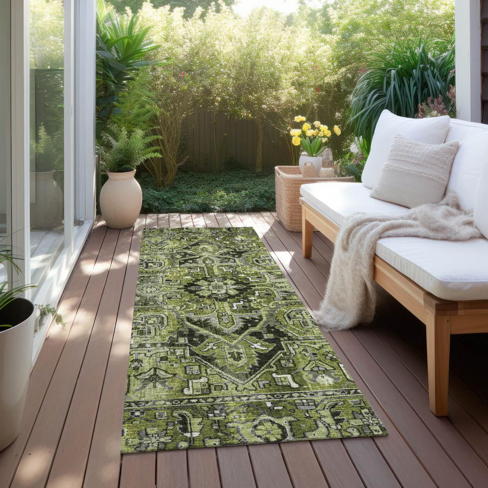 Chantille ACN570 Green 2'3" x 7'6" Rug. Picture 7