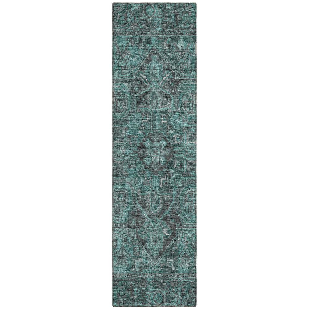 Chantille ACN571 Teal 2'3" x 7'6" Rug. Picture 1