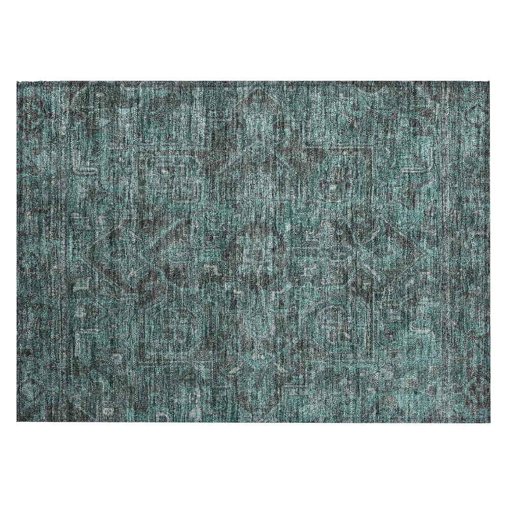 Chantille ACN571 Teal 1'8" x 2'6" Rug. Picture 1