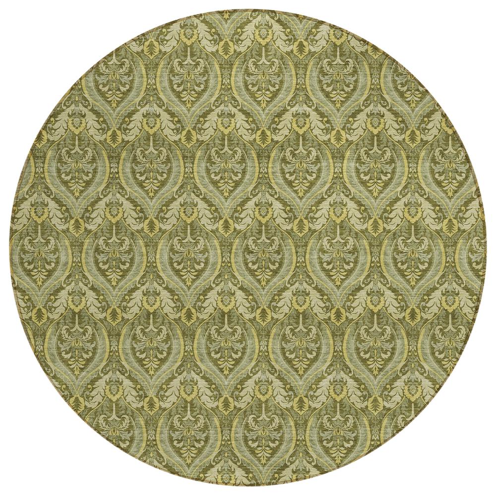 Chantille ACN572 Green 8' x 8' Rug. Picture 1