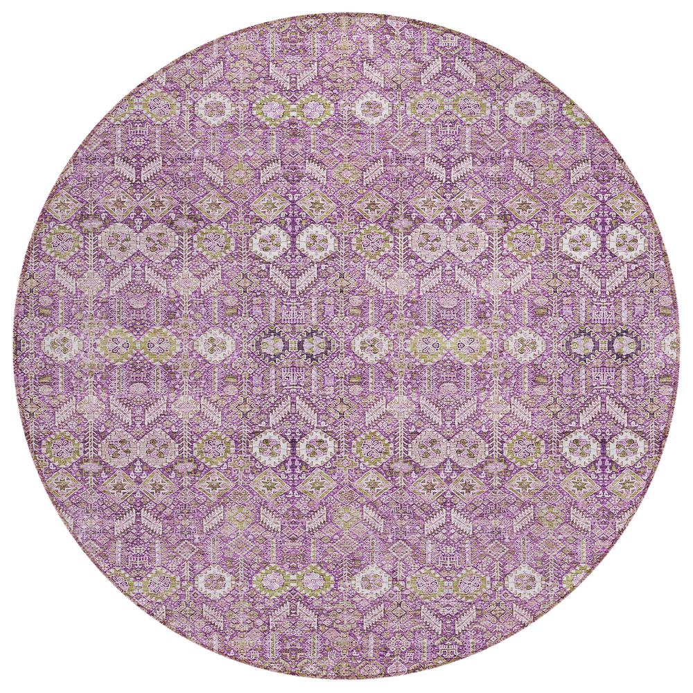 Chantille ACN574 Purple 8' x 8' Rug. Picture 1