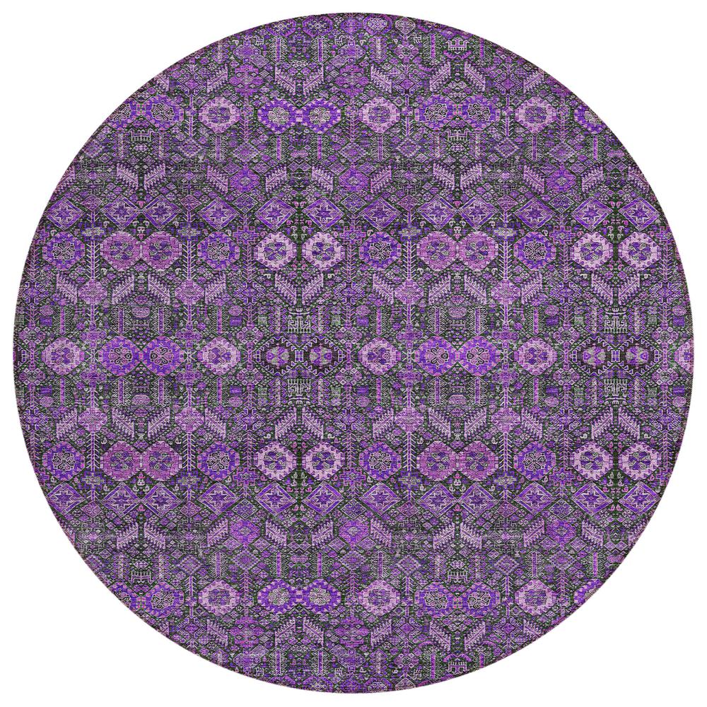 Chantille ACN574 Purple 8' x 8' Rug. Picture 1