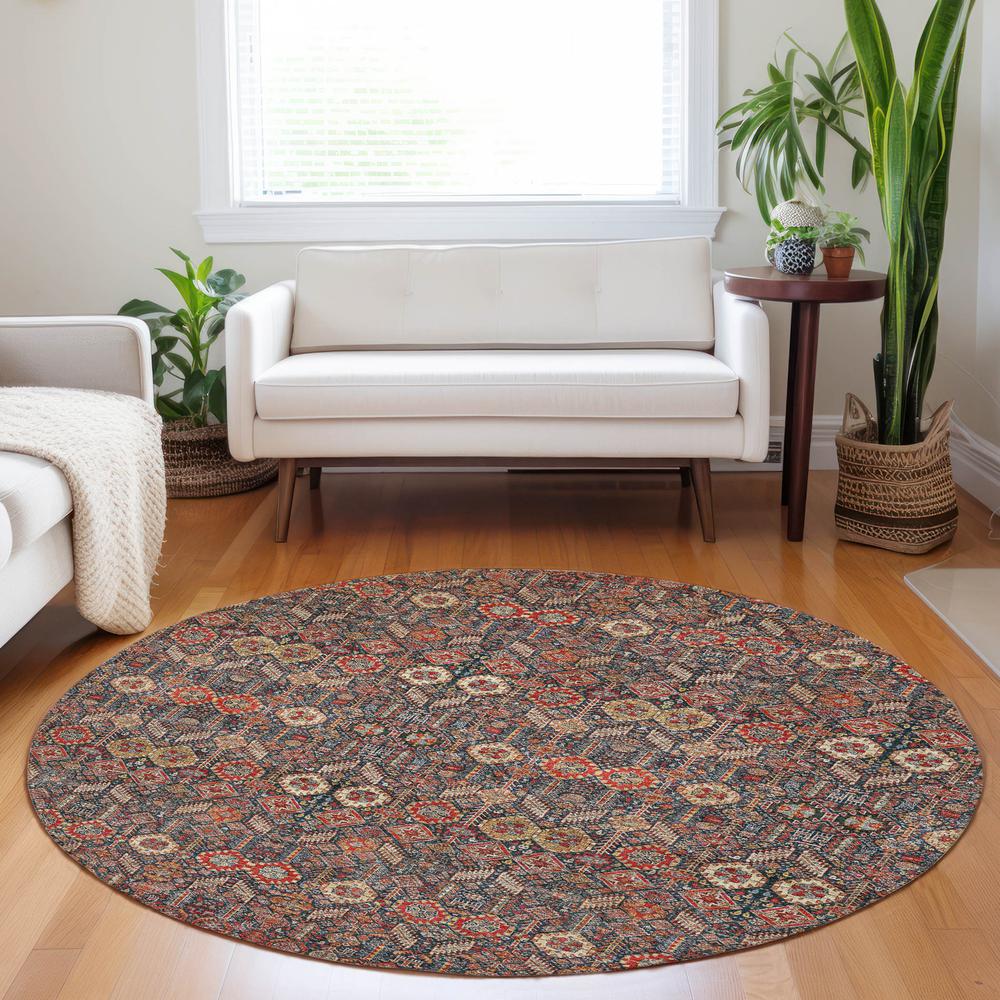 Chantille ACN574 Red 8' x 8' Rug. Picture 6