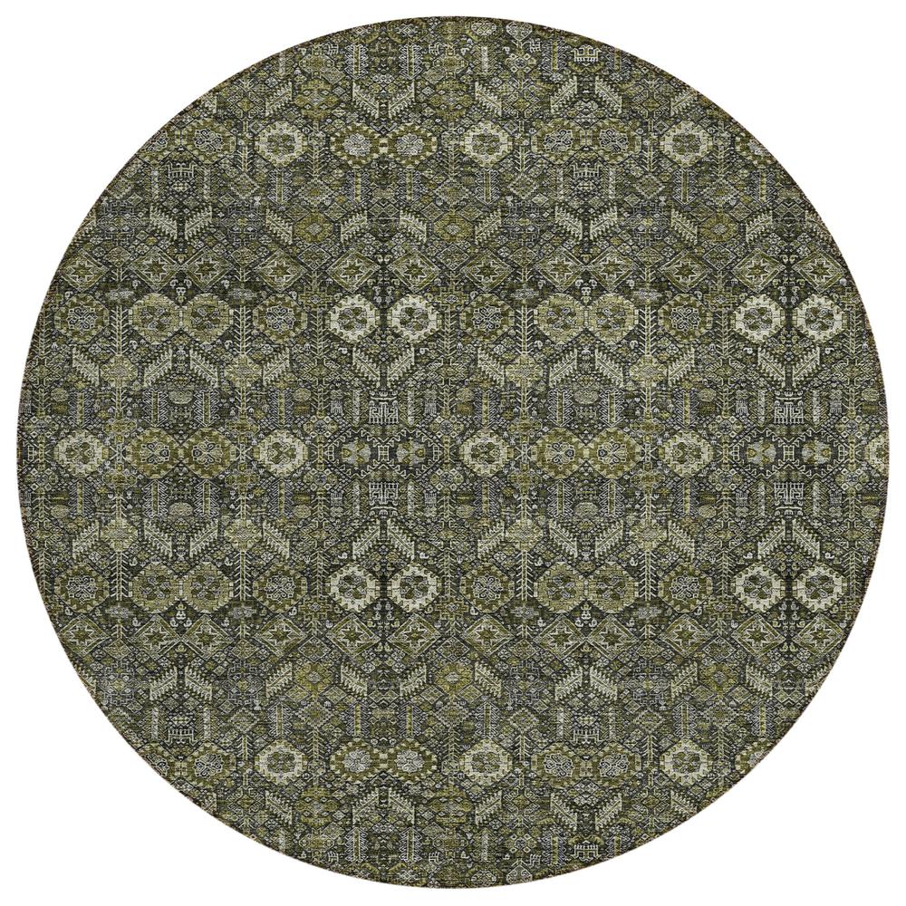 Chantille ACN574 Brown 8' x 8' Rug. Picture 1