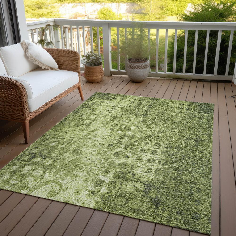 Chantille ACN577 Green 2'6" x 3'10" Rug. Picture 8