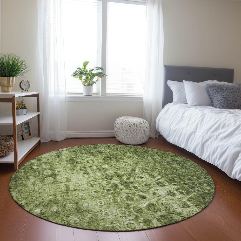 Chantille ACN577 Green 8' x 8' Rug. Picture 7