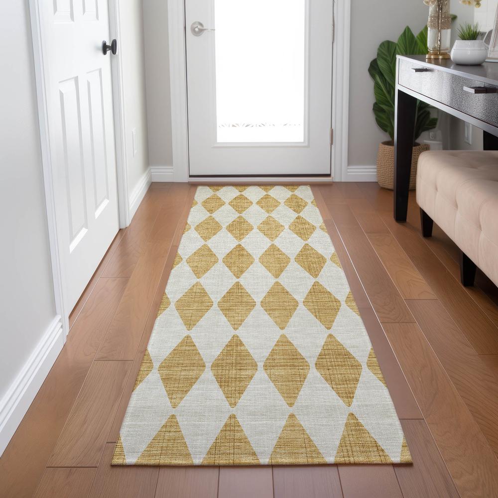 Chantille ACN578 Gold 2'3" x 7'6" Rug. Picture 6