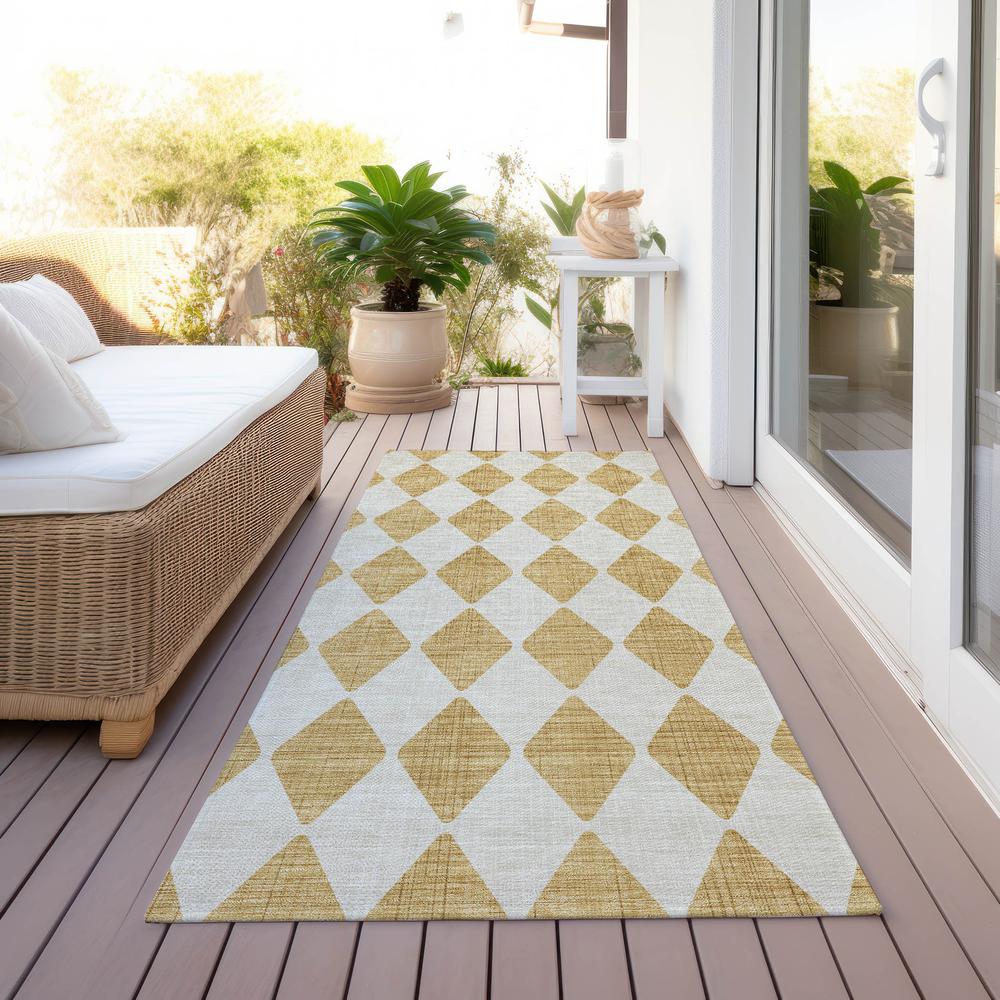 Chantille ACN578 Gold 2'3" x 7'6" Rug. Picture 7