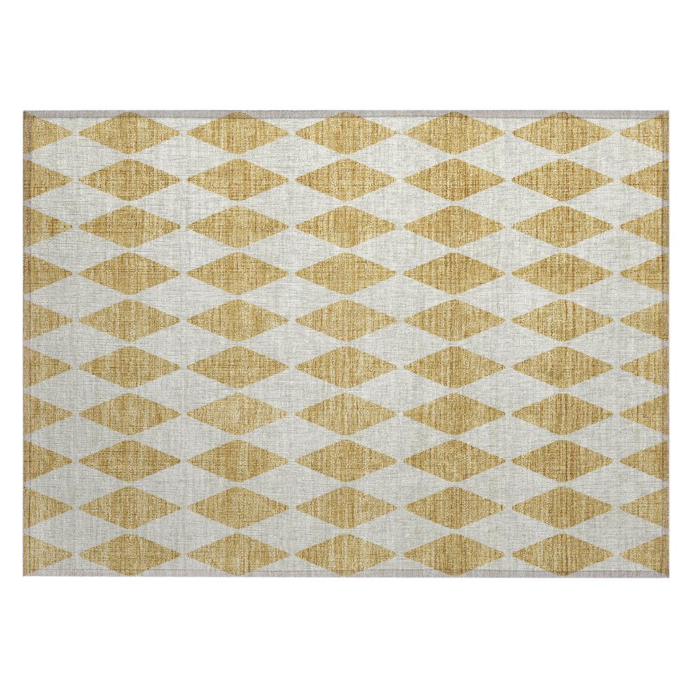 Chantille ACN578 Gold 1'8" x 2'6" Rug. Picture 1