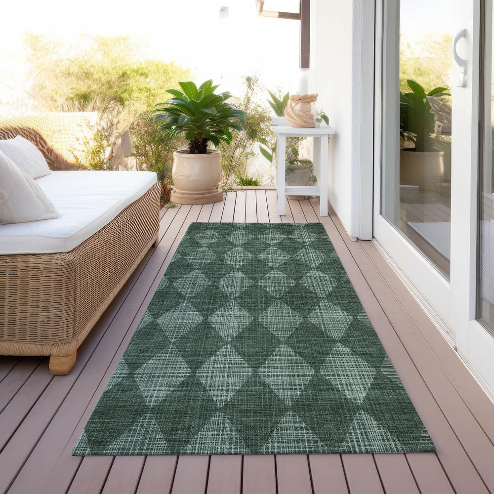 Chantille ACN578 Green 2'3" x 7'6" Rug. Picture 7