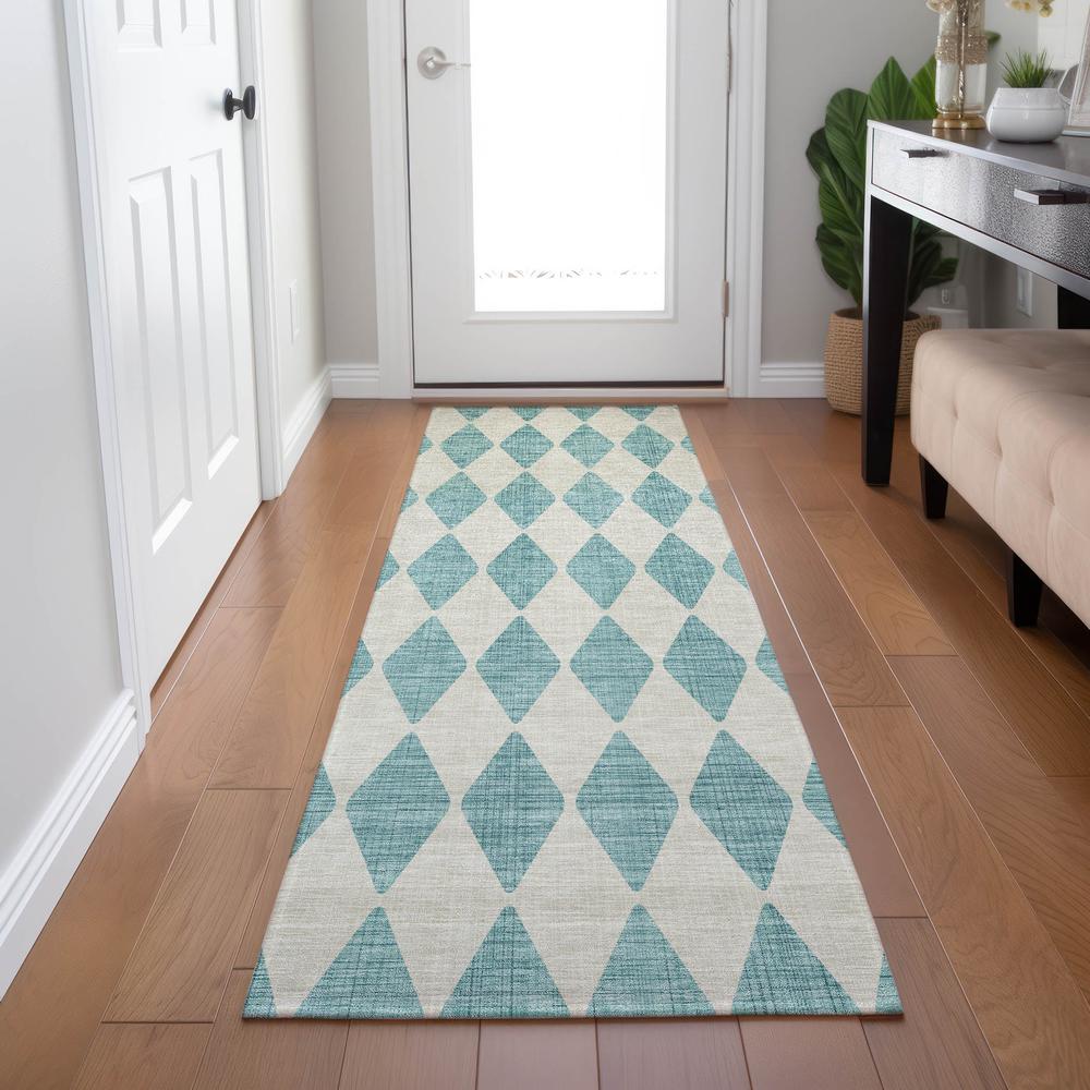 Chantille ACN578 Teal 2'3" x 7'6" Rug. Picture 6