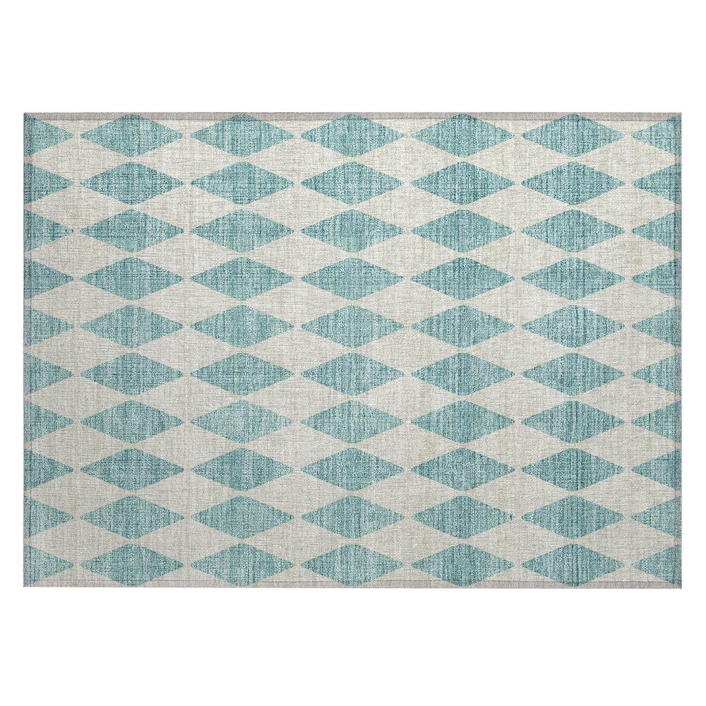 Chantille ACN578 Teal 1'8" x 2'6" Rug. Picture 1