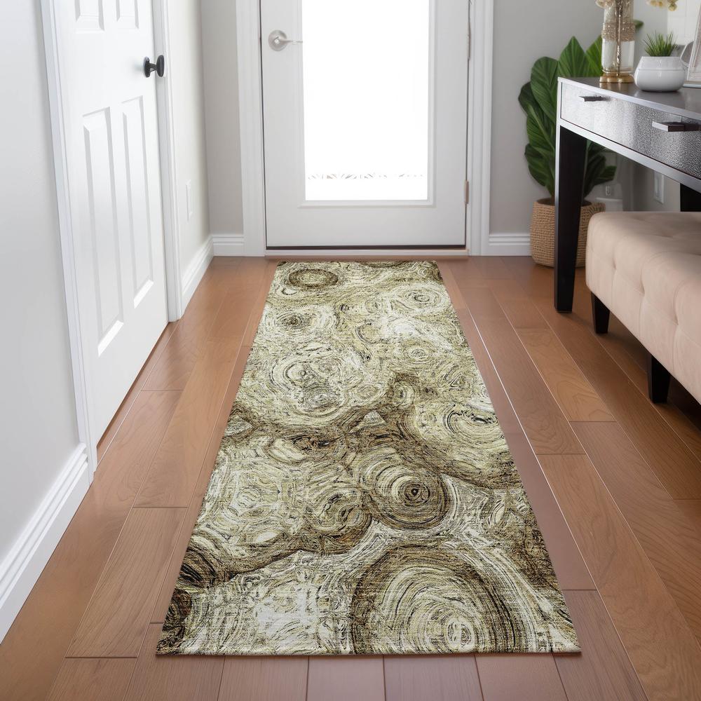 Chantille ACN579 Brown 2'3" x 7'6" Rug. Picture 6
