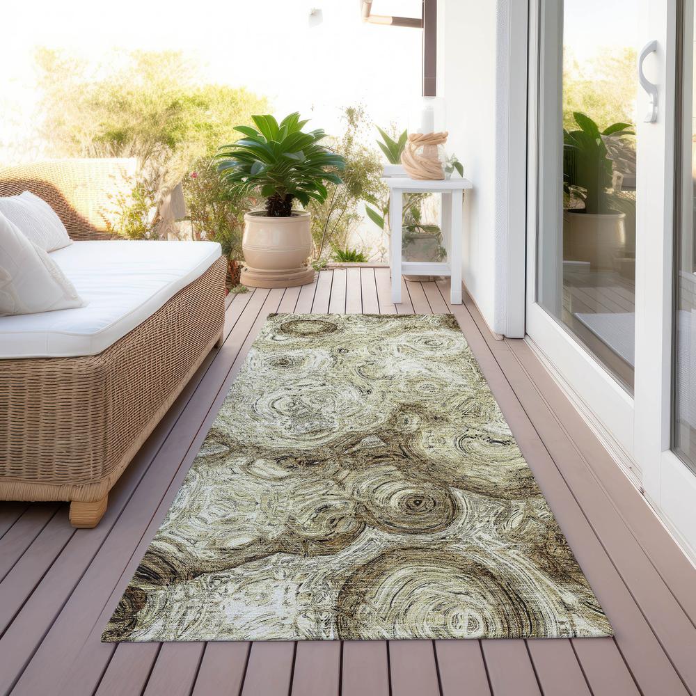 Chantille ACN579 Brown 2'3" x 7'6" Rug. Picture 7