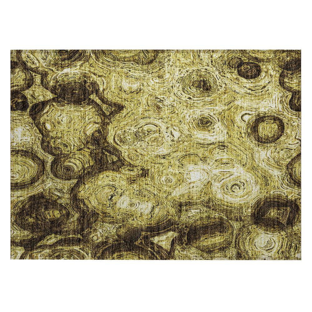 Chantille ACN579 Gold 1'8" x 2'6" Rug. Picture 1
