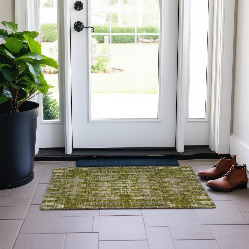 Chantille ACN580 Green 1'8" x 2'6" Rug. Picture 6