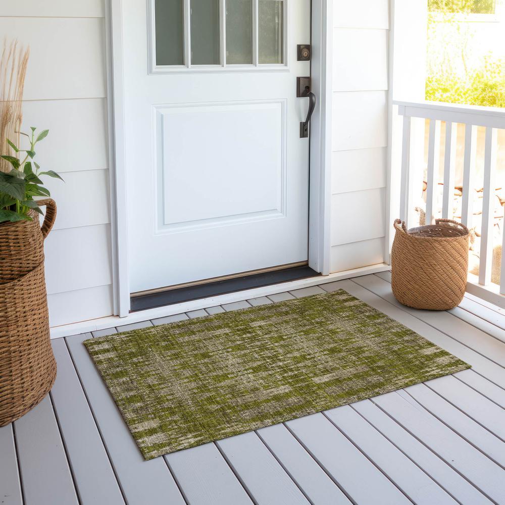 Chantille ACN580 Green 1'8" x 2'6" Rug. Picture 7