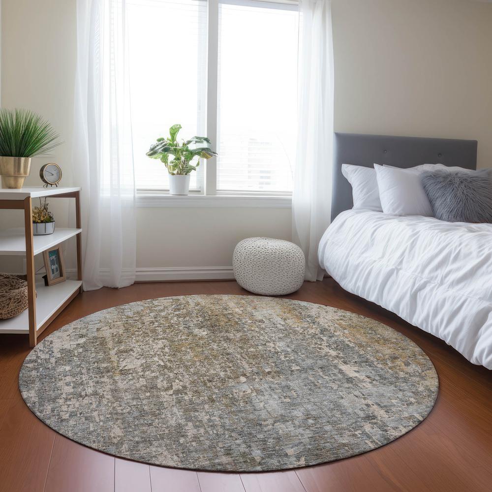 Chantille ACN581 Brown 8' x 8' Rug. Picture 7