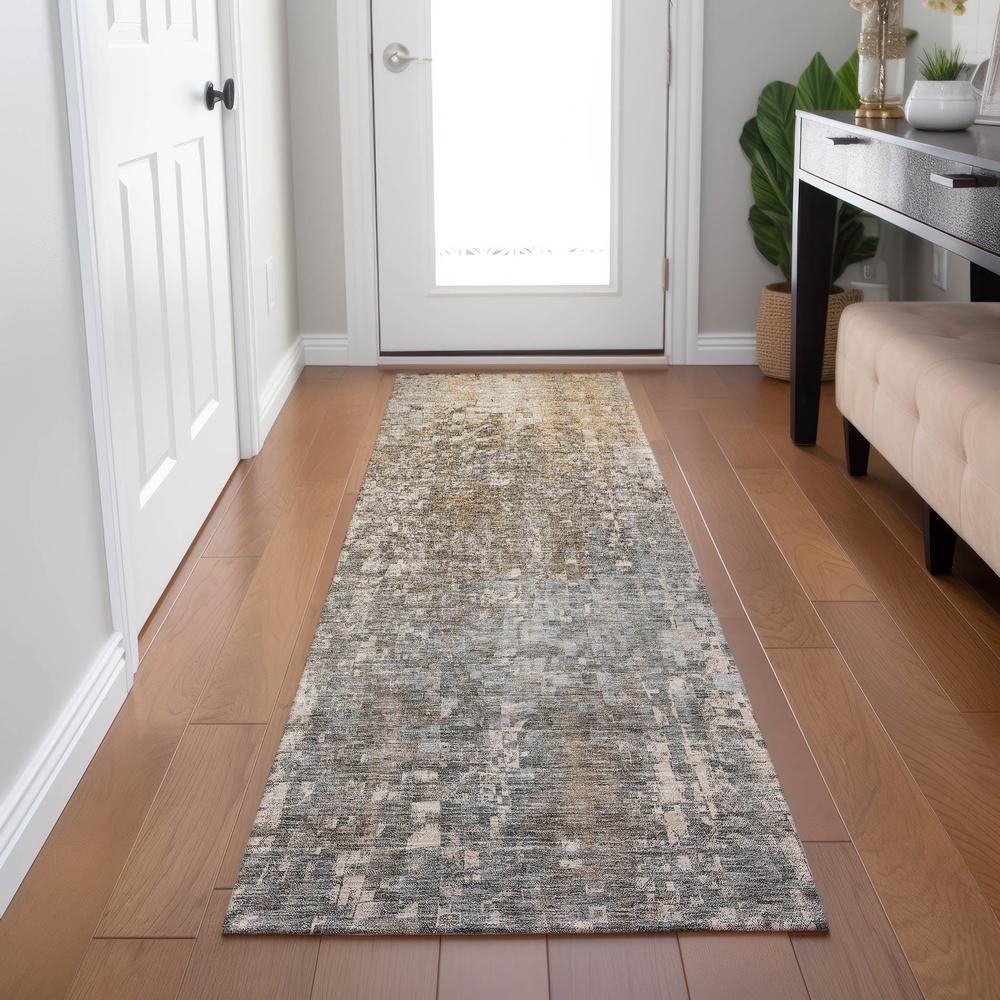Chantille ACN581 Brown 2'3" x 7'6" Rug. Picture 7