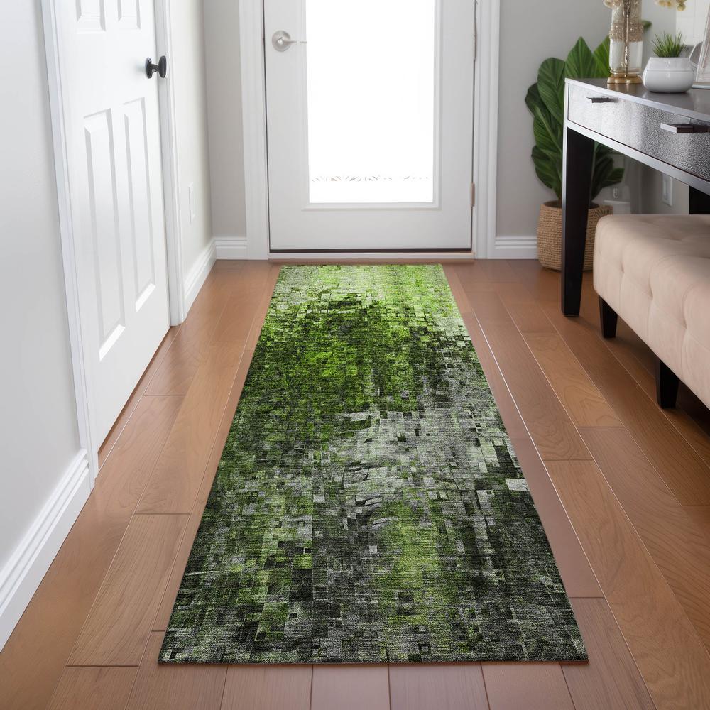 Chantille ACN581 Green 2'3" x 7'6" Rug. Picture 6