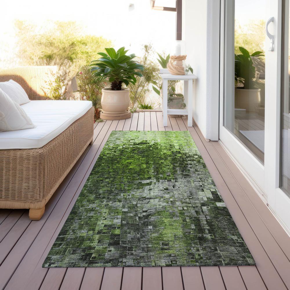Chantille ACN581 Green 2'3" x 7'6" Rug. Picture 7